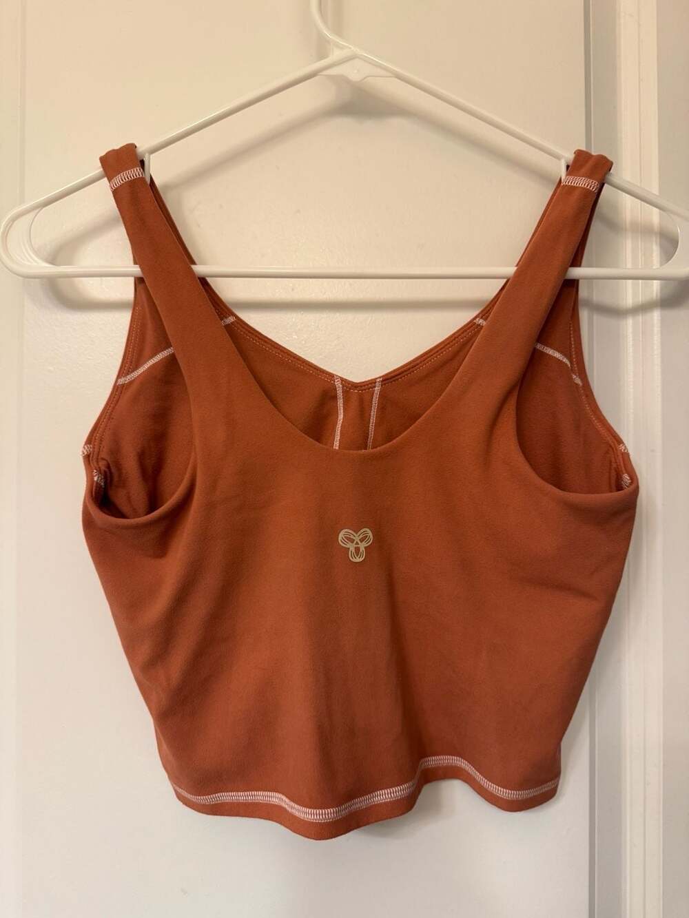 Aritzia Golden Tank Top Size S Orange Athletic Crop